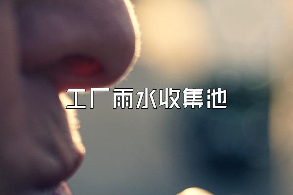 工厂雨水收集池