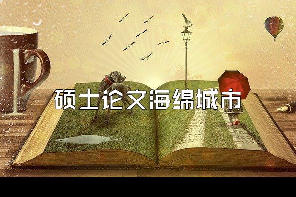 硕士论文海绵城市