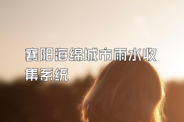 襄阳海绵城市雨水收集系统