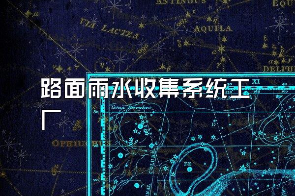 路面雨水收集系统工厂
